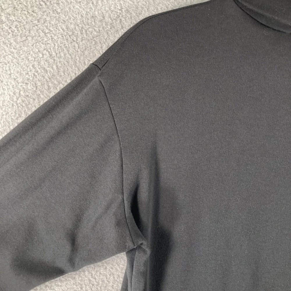 Chrysler Turtleneck Shirt‎ Adult Large Black 100% Combed Cotton Made in USA